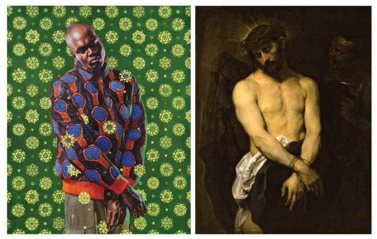 After Ecce Homo, 2012, Kehinde Wiley & Ecce Homo, 1626, Anthony Van Dyck After Ecce Homo, 2012, Kehinde Wiley & Ecce Homo, 1626, Anthony Van Dyck