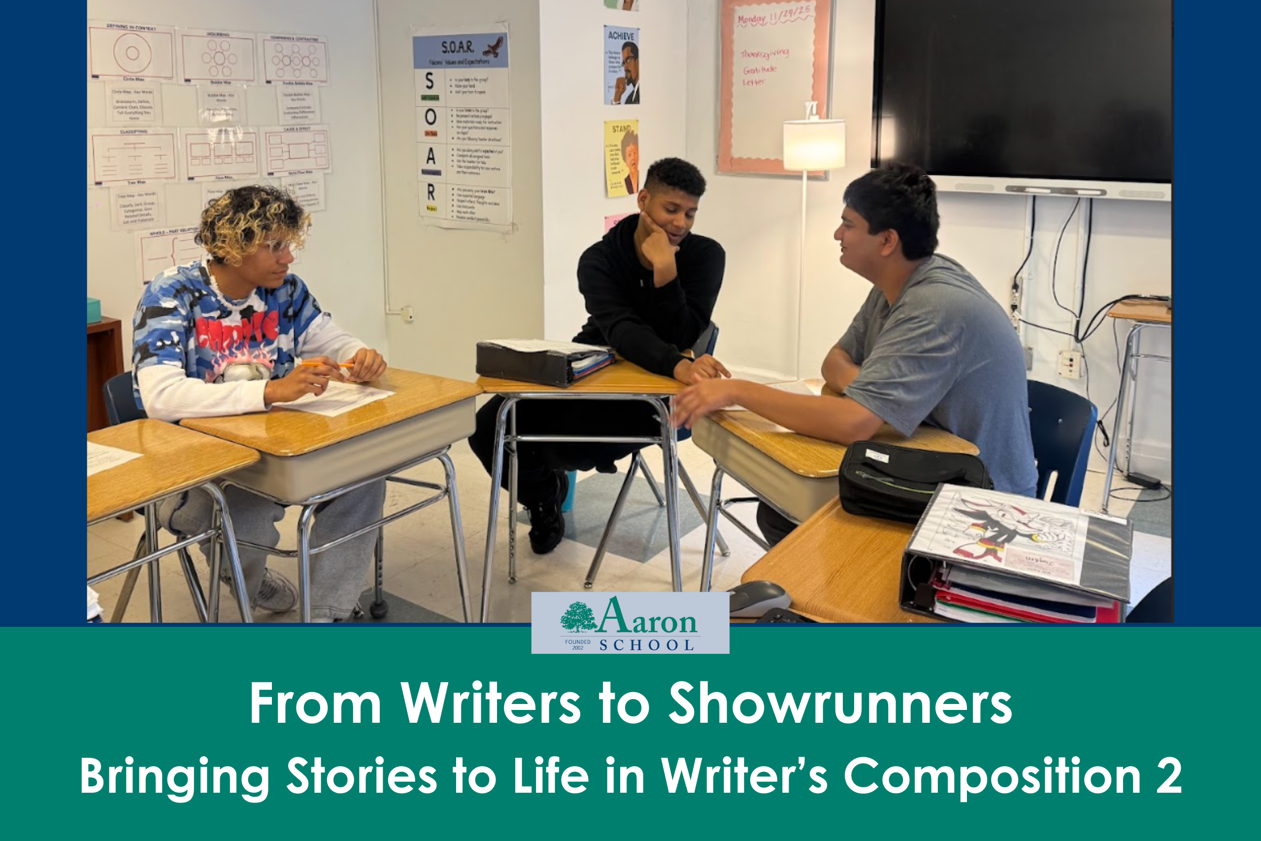 From Writers to Showrunners: Bringing Stories to Life in Writer’s Composition 2