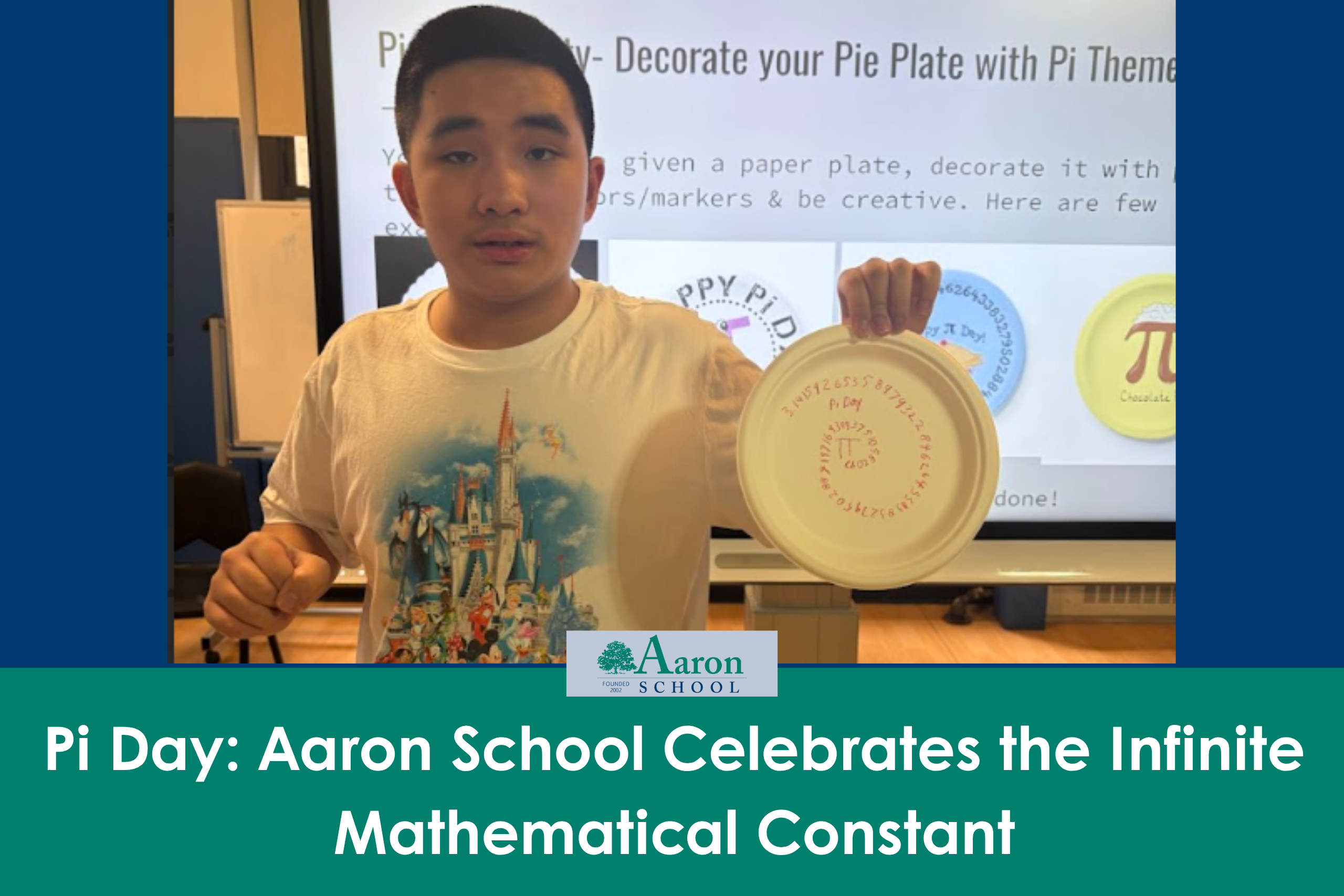 Pi Day: Aaron School Celebrates the Infinite Mathematical Constant